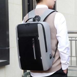 Big Capacity Men Backpack Waterproof Business Backpack USB Charging 15.6 Inch Laptop Rucksack Multifunctional Travel Bagpack