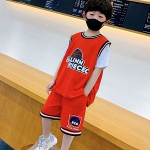 Children'S Clothing Boys Summer Suits Sports Quick-Drying Basketball Clothing Summer New Children'S Short-Sleeved Football