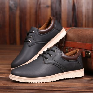 Men Leather Casual Shoes Men Summer Brand Comfortable Flat Shoes for Men Trendy Sneaker Men Lace Up Oxfords Shoes