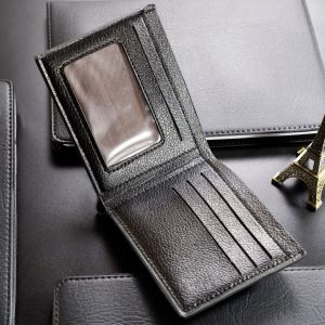 New Hot Men's Wallet Small Money Purses Mini Wallets Short Vertical Ultra-thin Wallet Bank Card Package Small Purse Wallet