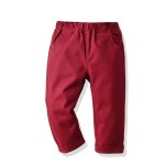 Spring And Autumn Kids Trousers Boys Cotton Pants For Baby Boys Thin White Black Toddler Trousers Casual Clothes Boys Pants