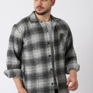 Style combination factory Oversize winter lumberjack shirt Brs 924029