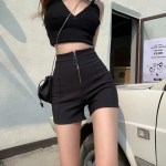 Summer High Waist Shorts Women New Arrival Black Casual All-match Short Pants Female Korean Streetwear Pantalones