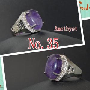 Natural Eyes Black Dzi Agate Adjustable Ring Rhinestone Crystal Setting Silver Color Jewelry For Men and Women Birthday Gift